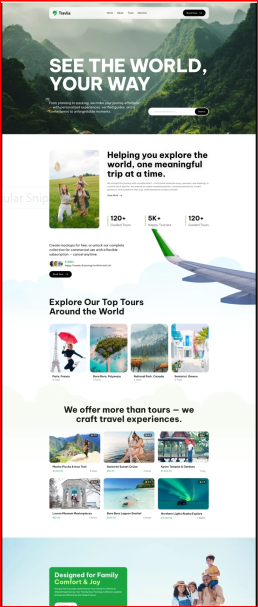 Traveel & Tours website